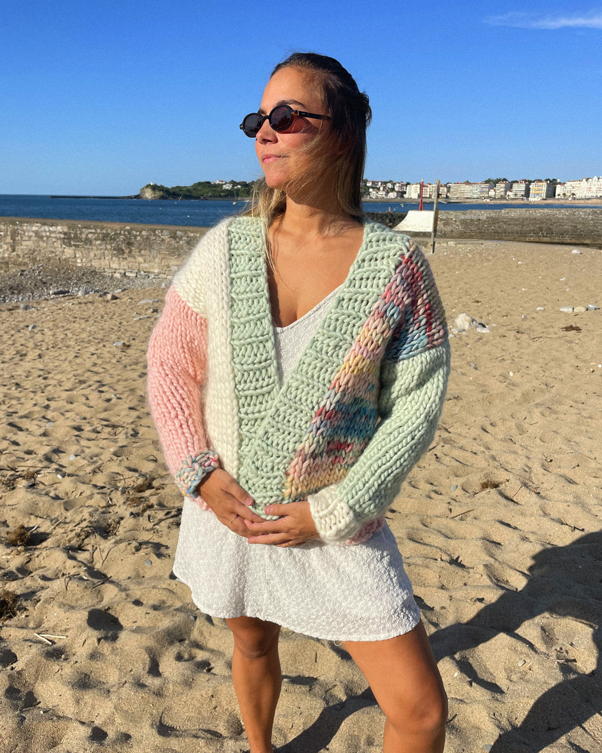 Oil Cardigan Kit - Yummy Yarn Version