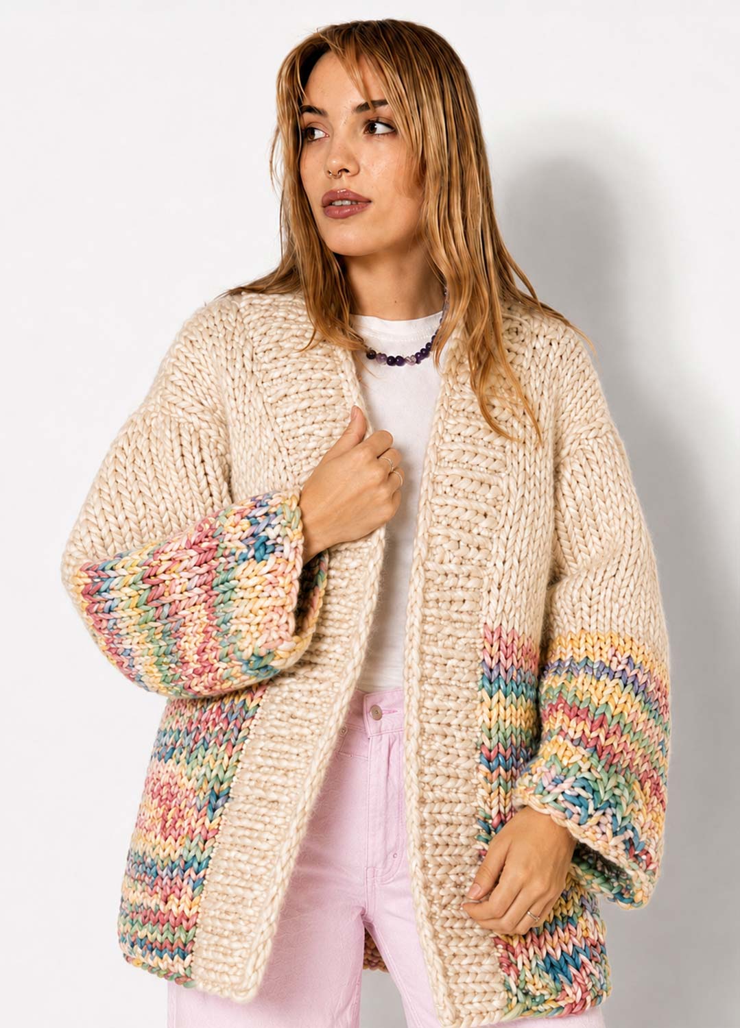 Sprinkle Simone Cardigan Kit - Yummy Yarn Version