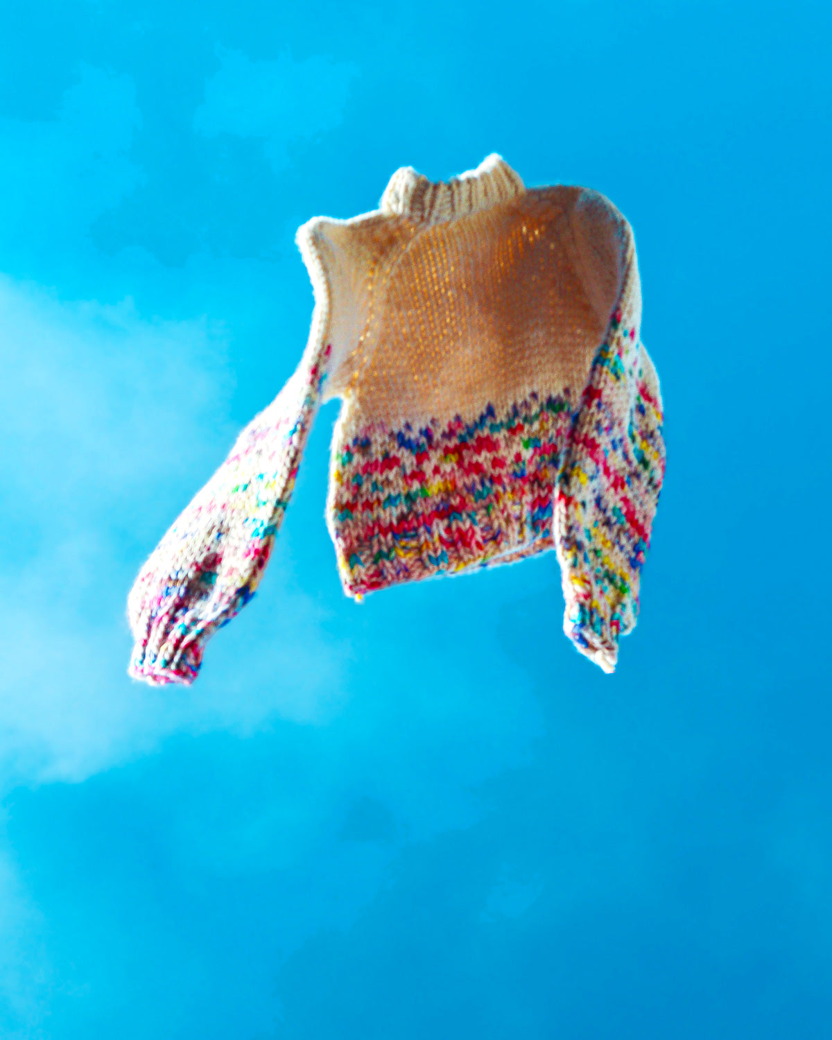 The Rainbow Sweater Kit x @paula.on.knits - Yummy Yarn Version