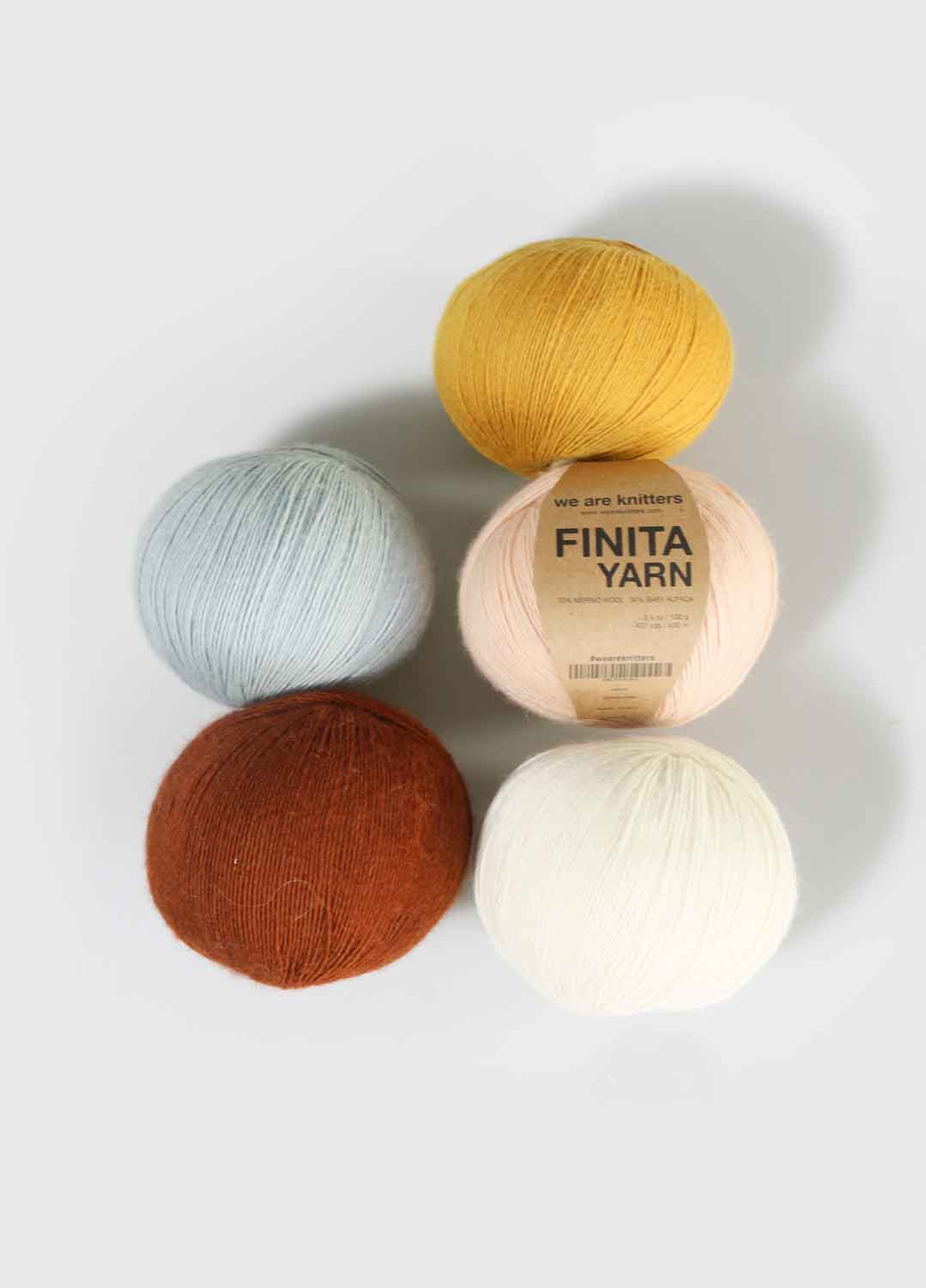 5 Pack of Finita Yarn Balls