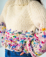 2 Kits Bundle | Simone Cardigan + Rainbow Sweater - Yummy Yarn Version