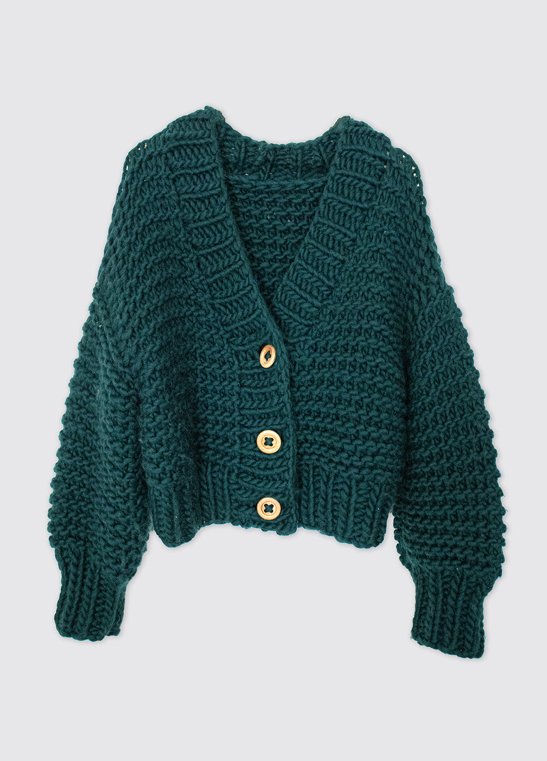Avocado Cardigan Kit - Yummy Yarn Version