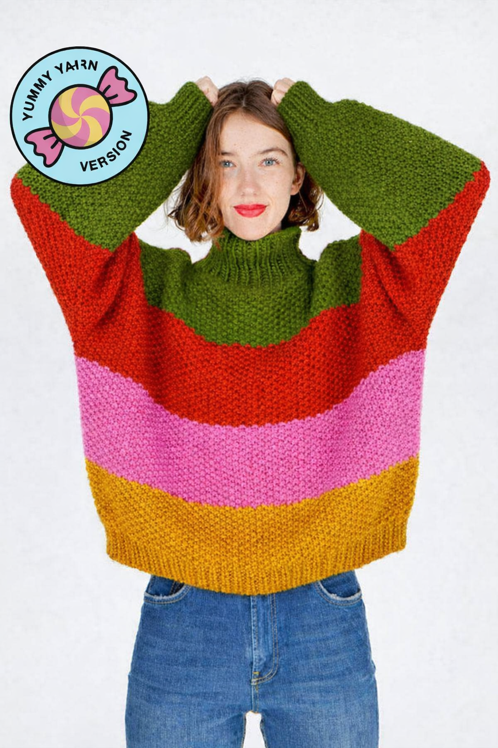 Rice Jumper Kit - Yummy Yarn Fine Version