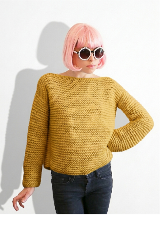 Chewing Gum Sweater x @trustthemojo Kit - Yummy Yarn Fine Version