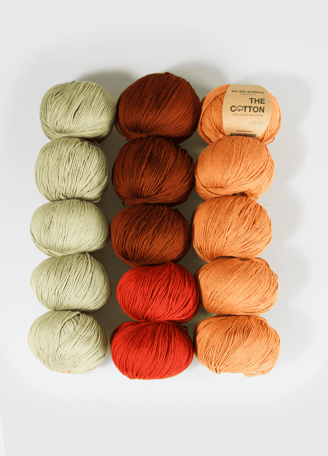 Zestaw 15 Motków Bawełny Pima