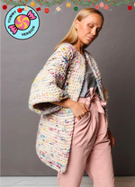 Melvoin Cardigan Kit - Yummy Yarn Version