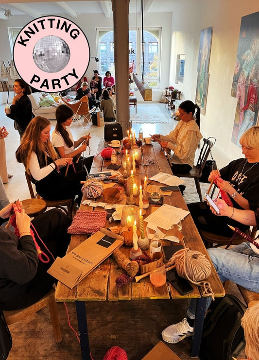 Friendsgiving Knitting Party Kit - Knit Matching Beanies