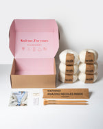 2 Kits Bundle | Simone Cardigan + Rainbow Sweater - Yummy Yarn Version