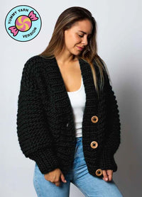 Avocado Cardigan Kit - Yummy Yarn Version
