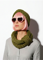 Blueberry Muffin Snood and Headband x @trustthemojo Kit - Yummy Yarn Version