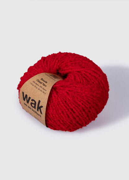 The Boucle Cloud Yarn Poppy Red