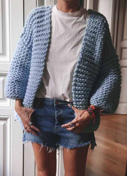 Brera Cardigan Kit - Yummy Yarn Version