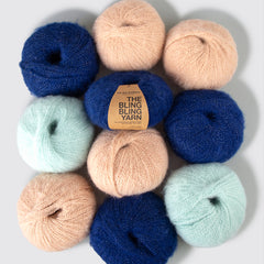 Zestaw 10 Motków Bling Bling Yarn