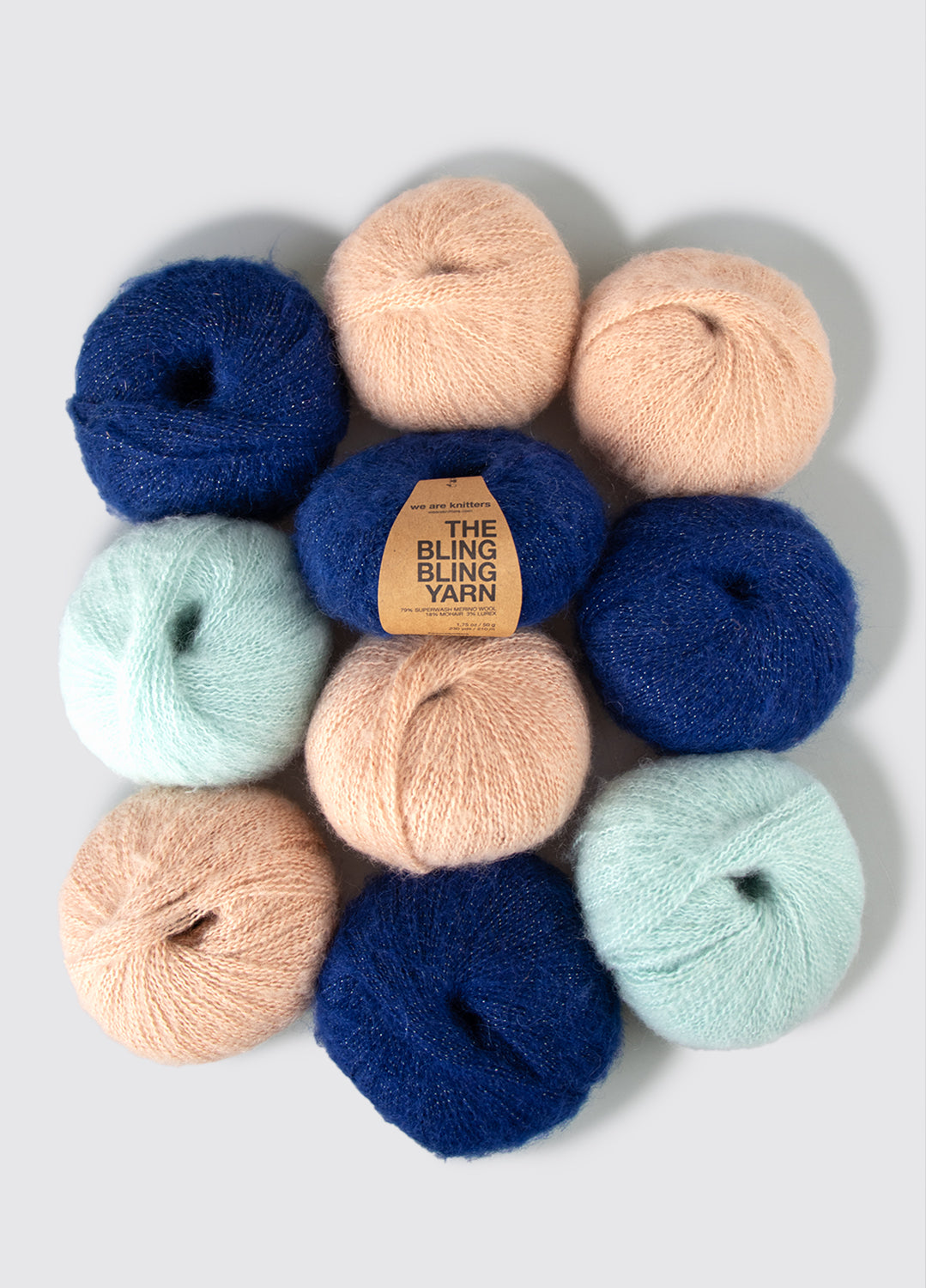 Zestaw 10 Motków Bling Bling Yarn