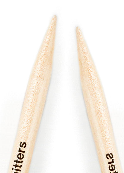 8mm Circular Beechwood Knitting Needles