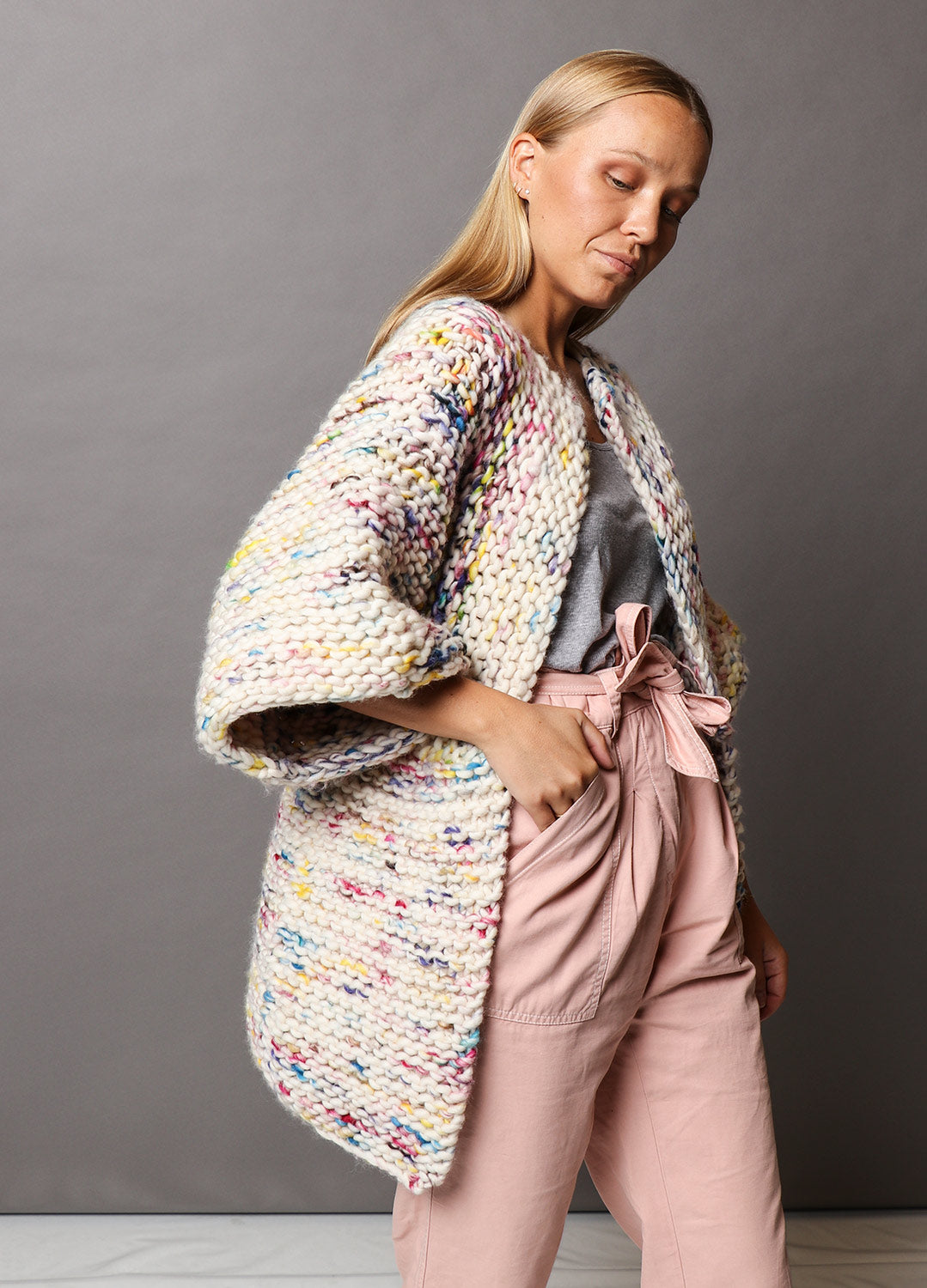 Melvoin Cardigan Kit - Yummy Yarn Version