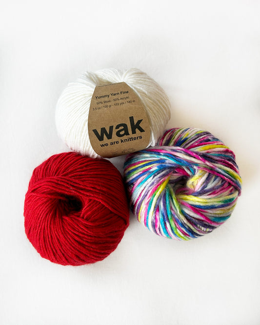 3 Pack of Yummy Yarn Fine Balls