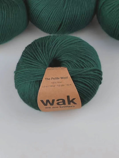 Petite Wool Forest Green