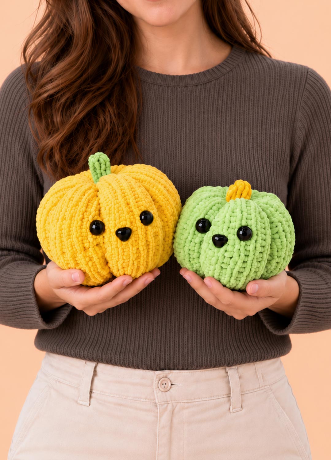 The Knitty Pumpkins - Easy Knitted Pumpkins Kit