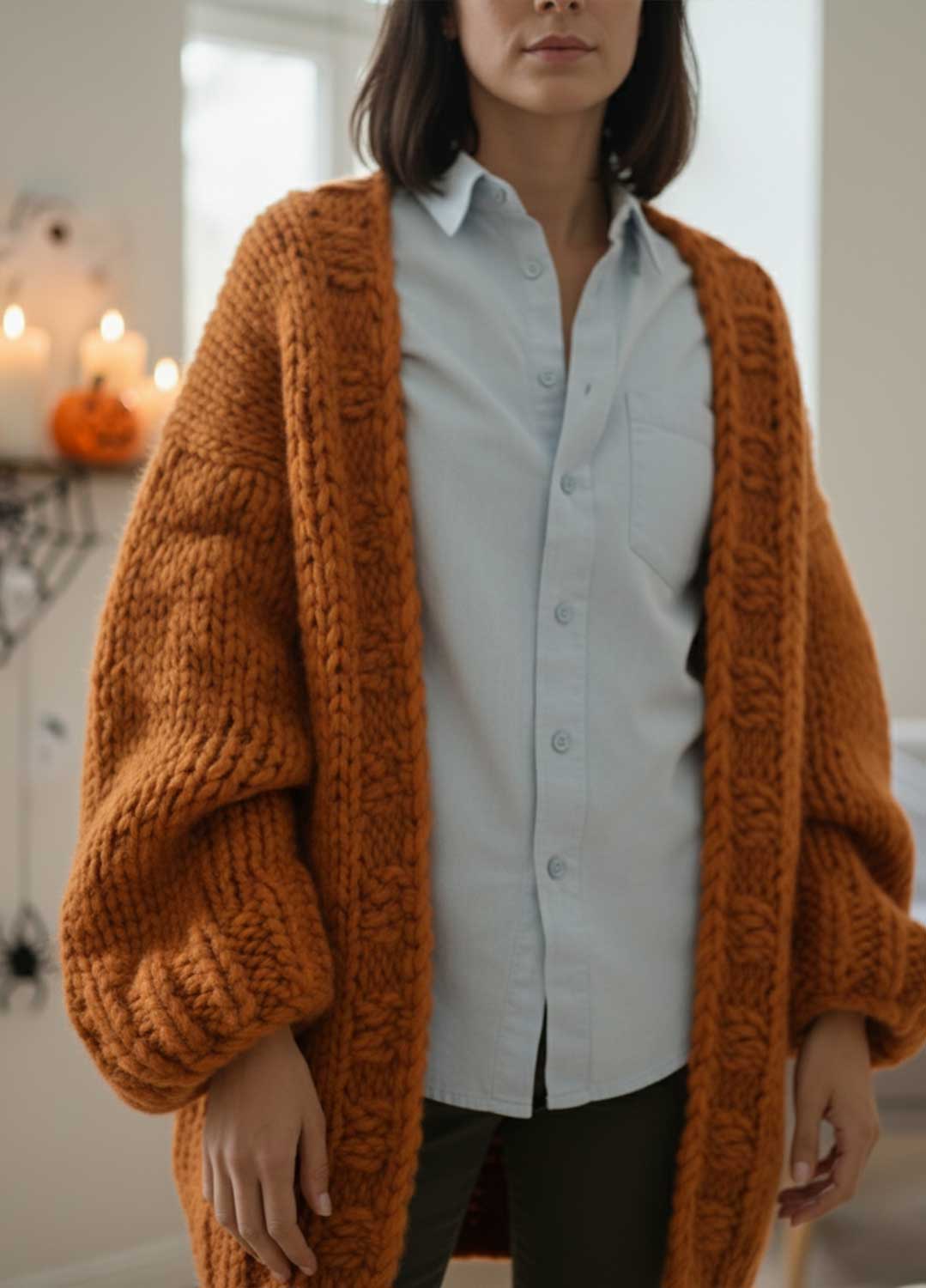 Simone Cardigan Kit -  Yummy Yarn Version