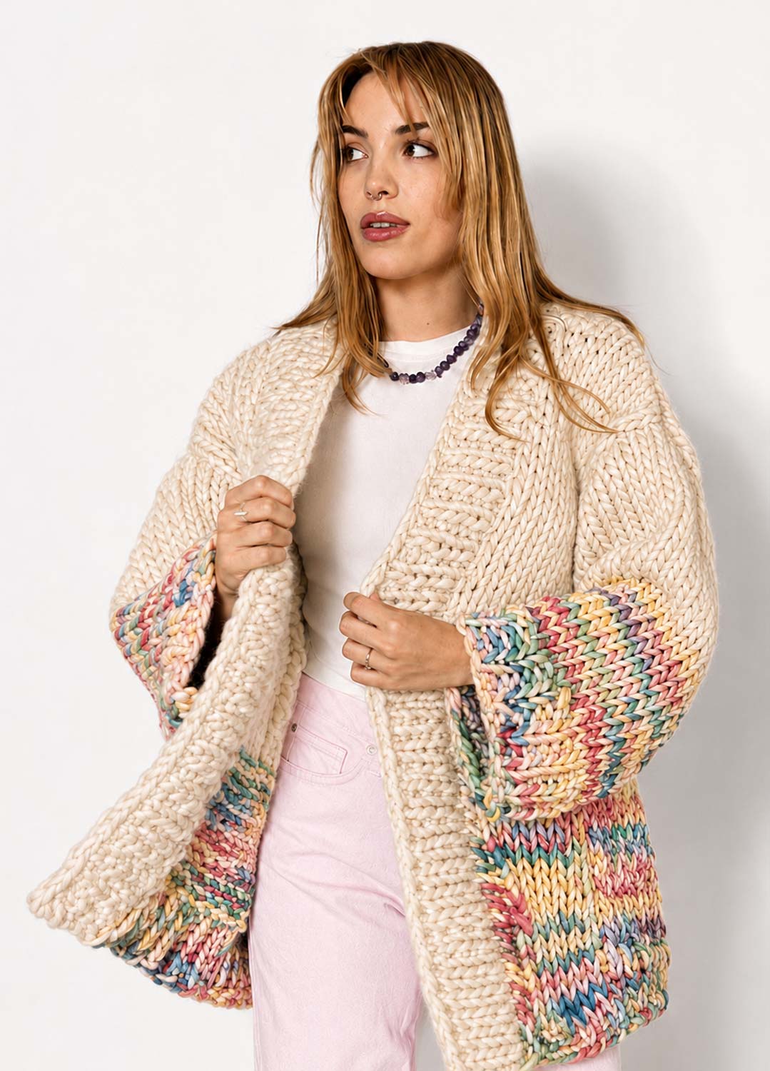 Sprinkle Simone Cardigan Kit - Yummy Yarn Version