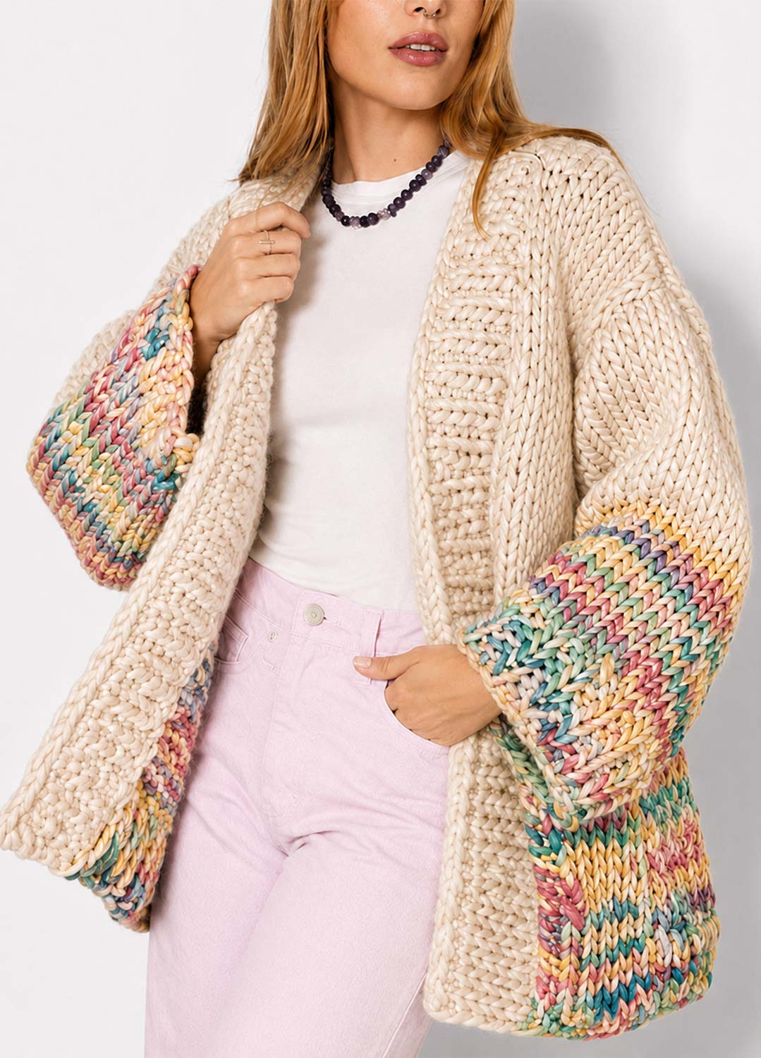 Sprinkle Simone Cardigan Kit - Yummy Yarn Version