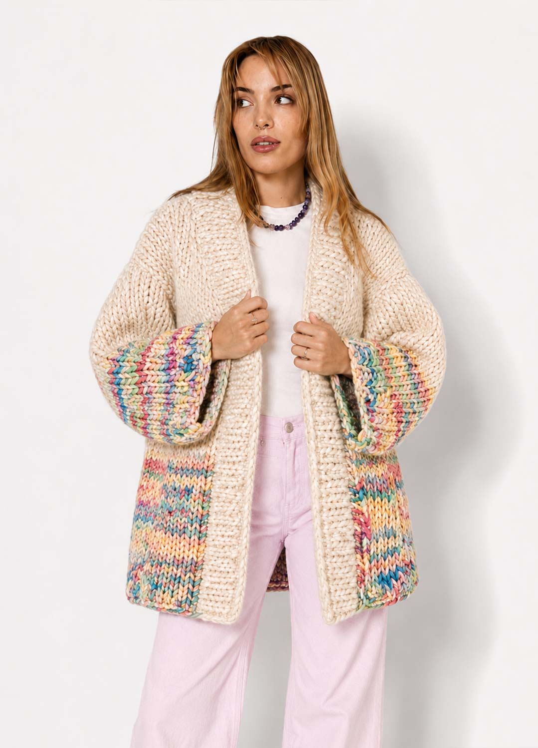 Sprinkle Simone Cardigan Kit - Yummy Yarn Version