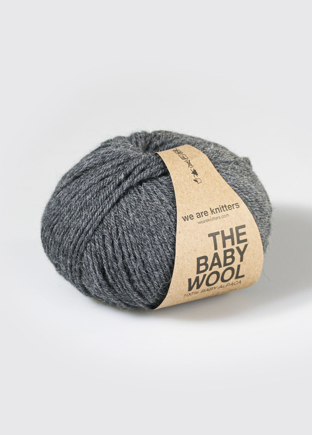 Baby Alpaca Spotted Dark grey