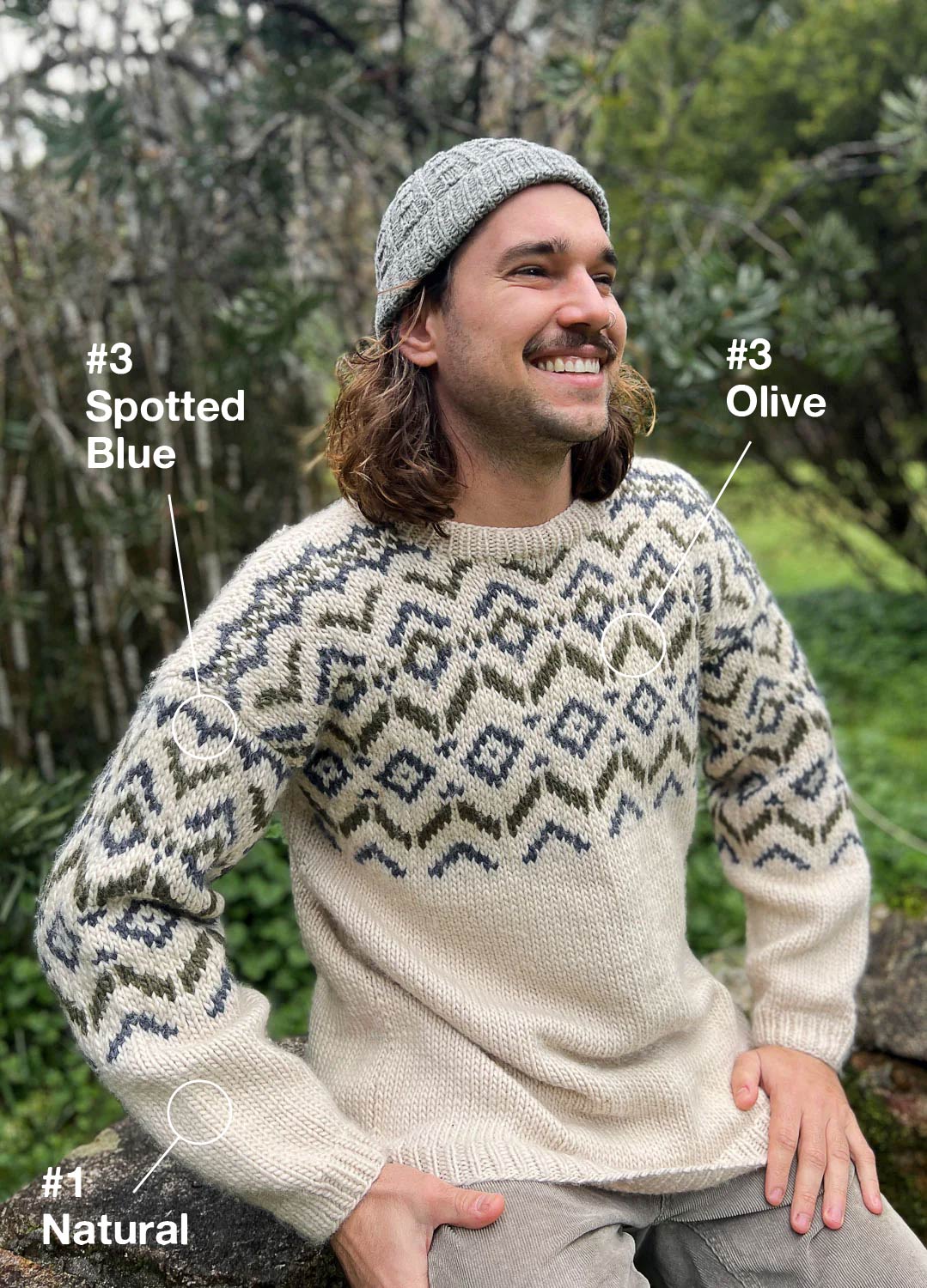 Banksia Sweater x @knitwitsandyarns Kit