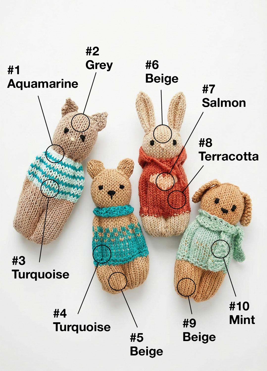 The Knitty Pet Pals Bundle Kit - Pack of 4