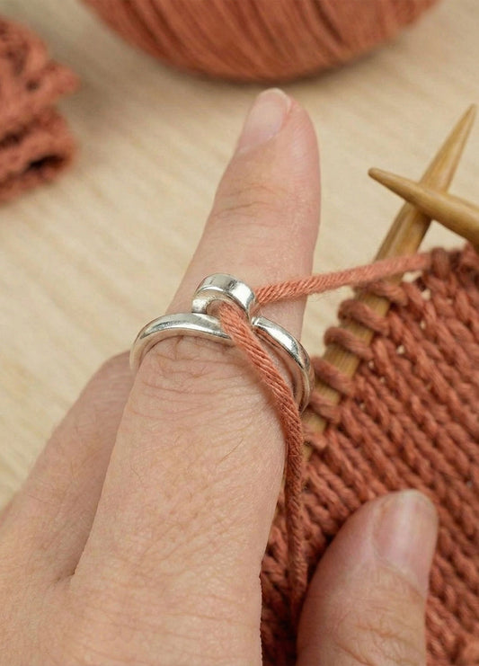 The Smooth Stitch Ring - Yarn Tension Ring