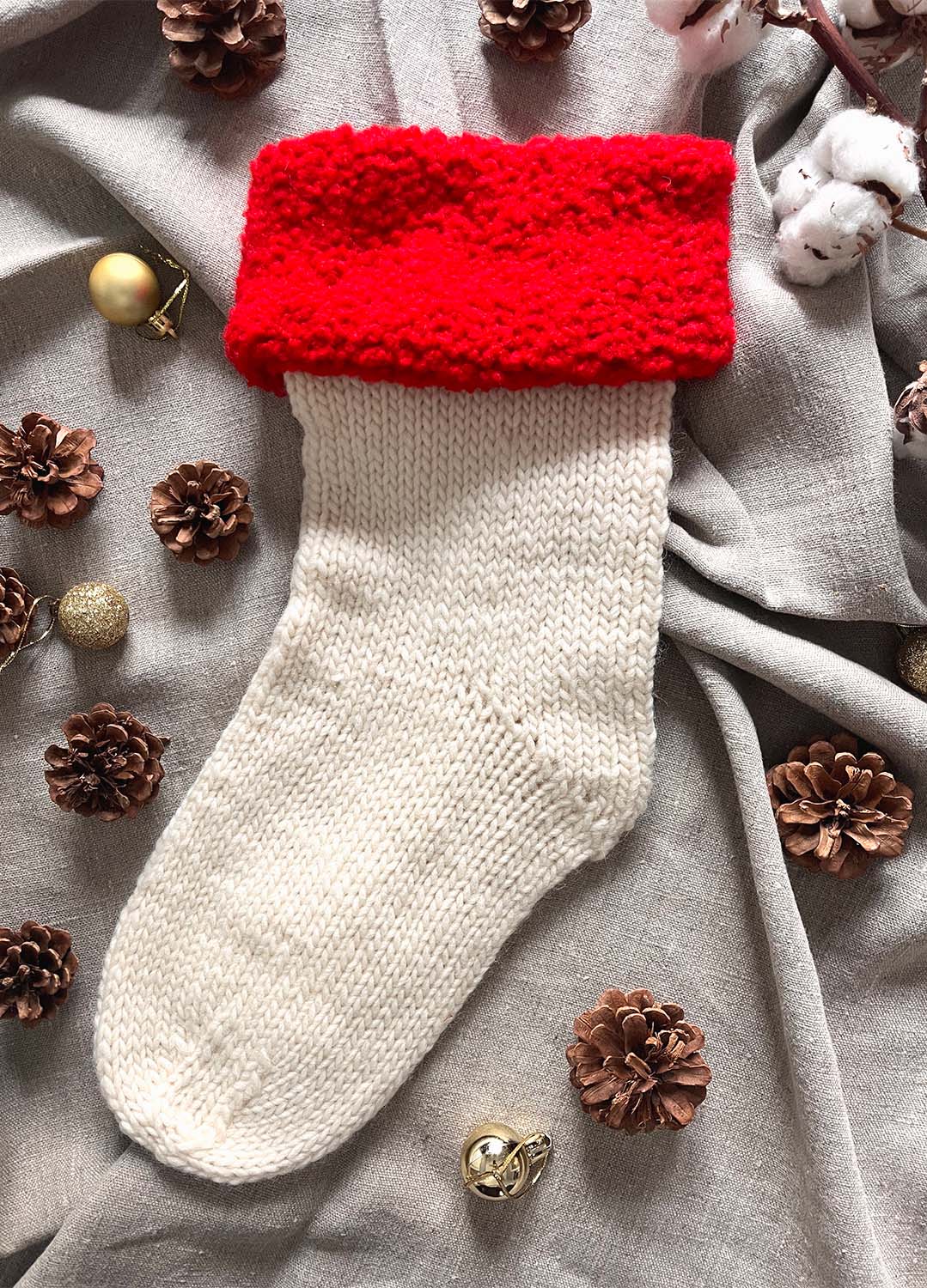 Winter Wonderland Stocking Free Pattern.