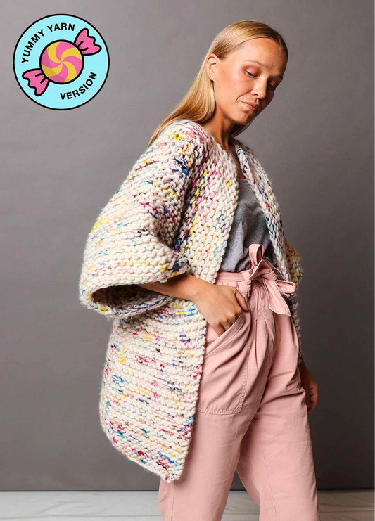 Melvoin Cardigan Kit - Yummy Yarn Version