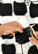 Stitch Sampler Kit: Learn The Basics Knitting Kit - Make your first Placemat & Coasters - Yummy Version